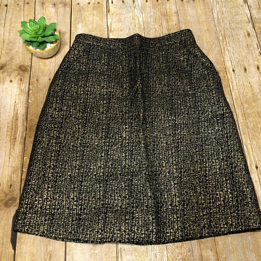 Metallic A-Line Skirt - Sz 5